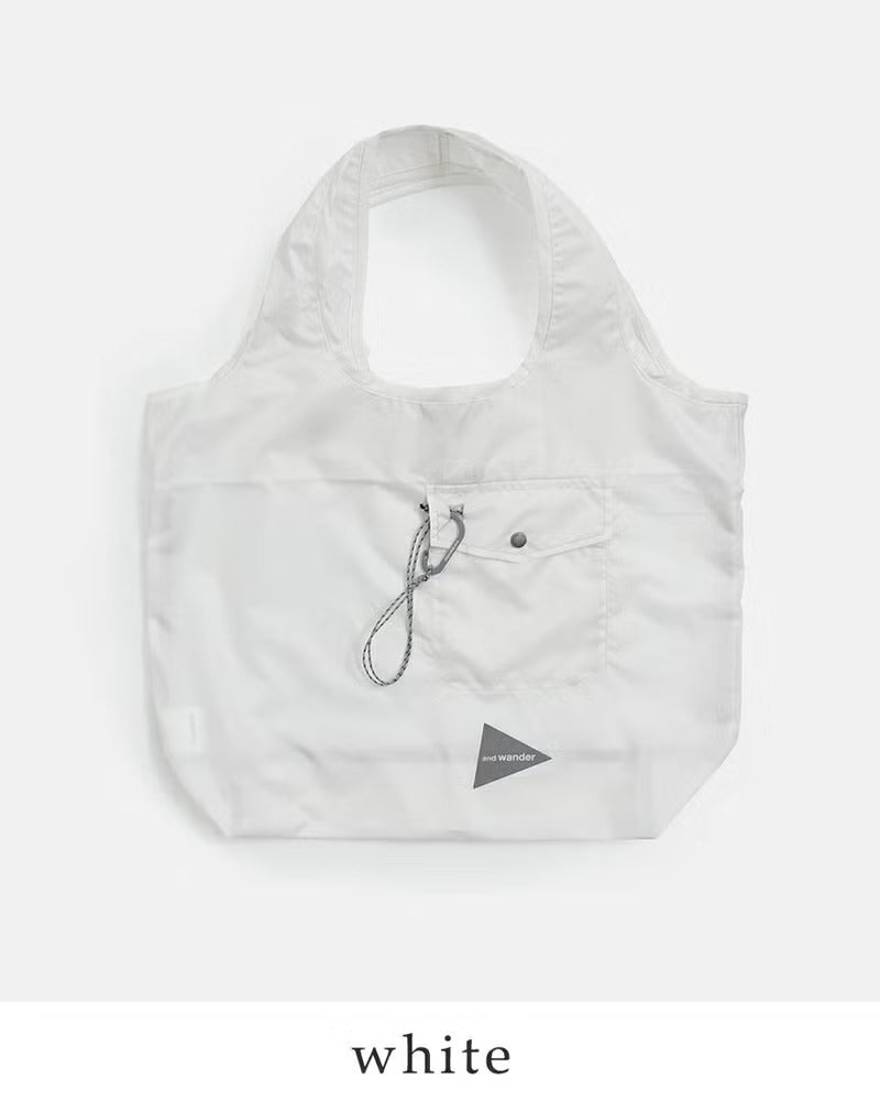 and wander / 輕量防潑水尼龍托特包 Crispy Rip Grocery Pocket Bag