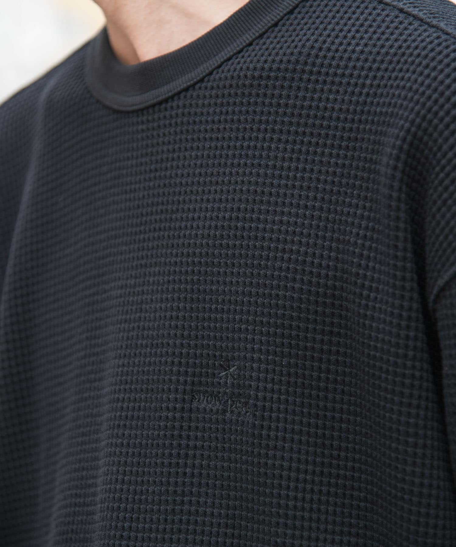 Snow Peak Apparel × DOORS / 日本聯名限定 厚磅華夫格 長袖T恤
