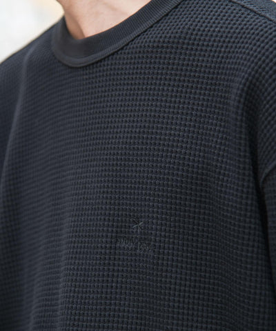 Snow Peak Apparel × DOORS / 日本聯名限定 厚磅華夫格 長袖T恤