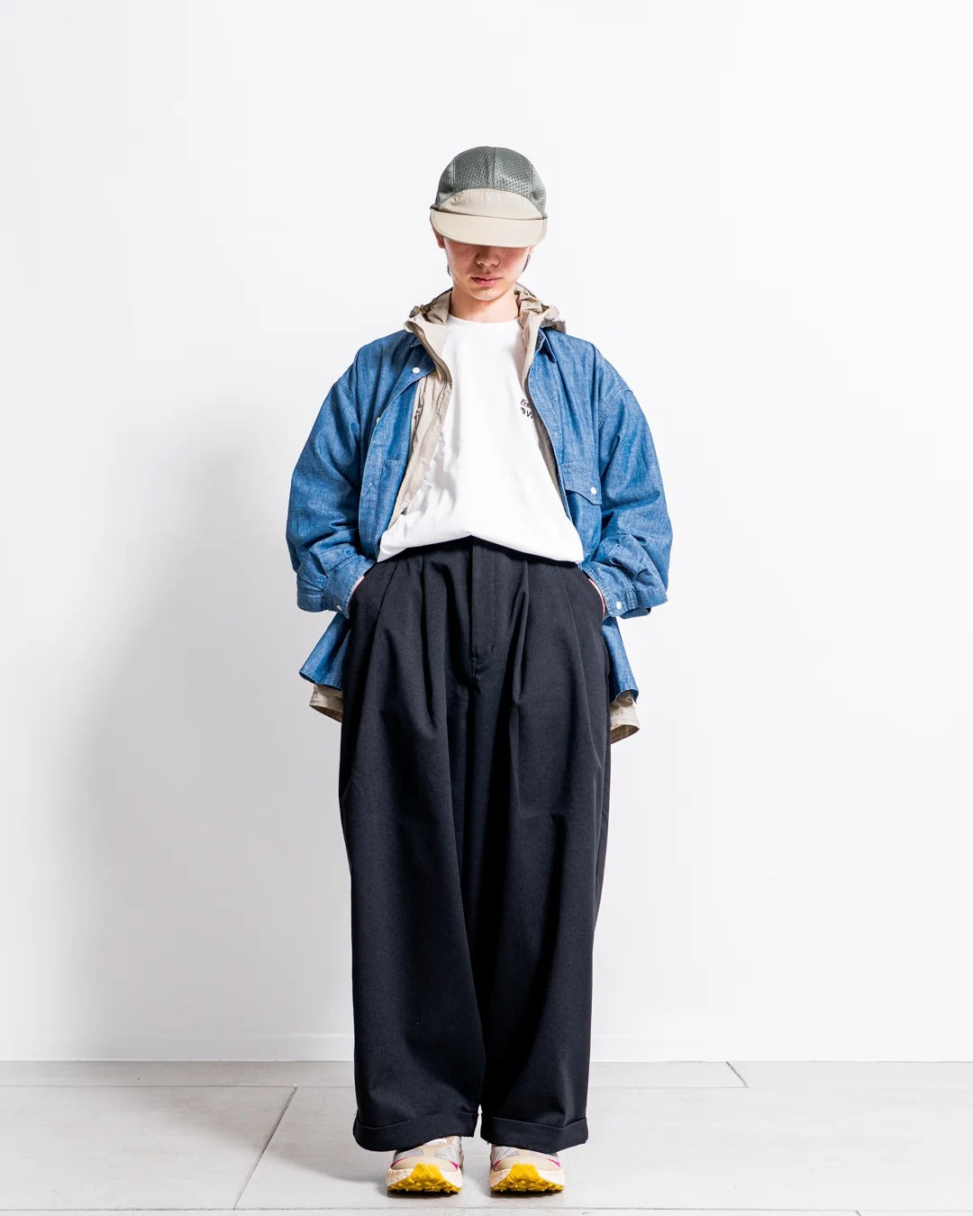 White Mountaineering × Dickies / 別注寬版工作褲