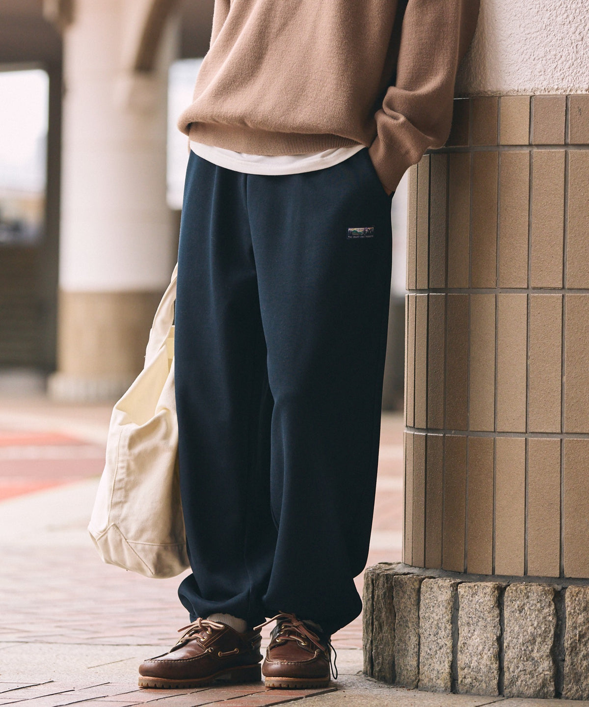 THE CRAFT CREW PRODUCTS／12盎司 厚磅刷毛 抽繩運動長褲