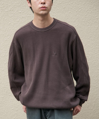 Snow Peak Apparel × DOORS / 日本聯名限定 厚磅華夫格 長袖T恤