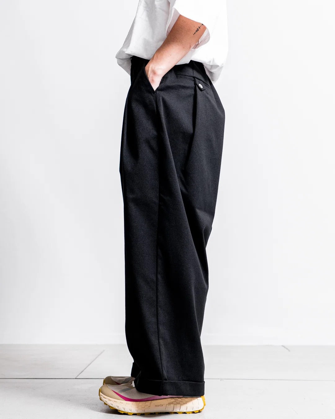 White Mountaineering × Dickies / 別注寬版工作褲