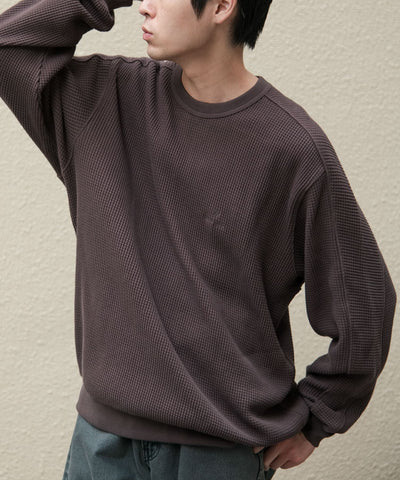 Snow Peak Apparel × DOORS / 日本聯名限定 厚磅華夫格 長袖T恤