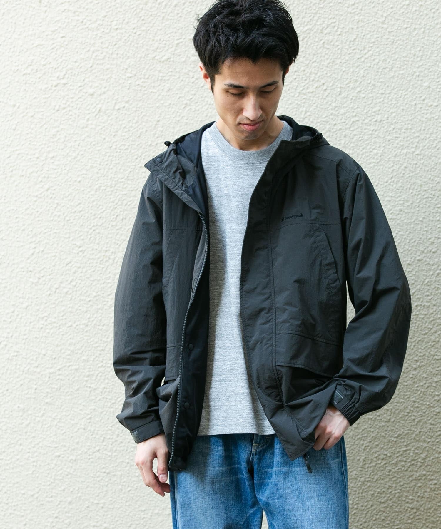 Snow Peak Apparel × DOORS / 日本聯名限定 尼龍潑水連帽外套