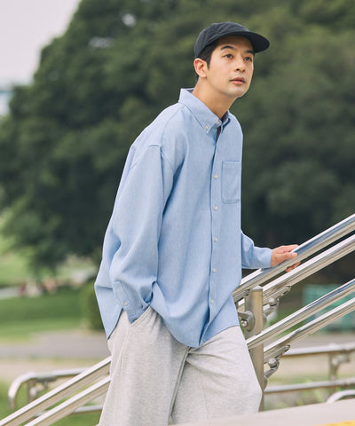 THE CRAFT CREW PRODUCTS / UV防曬 牛津布 寬版 襯衫