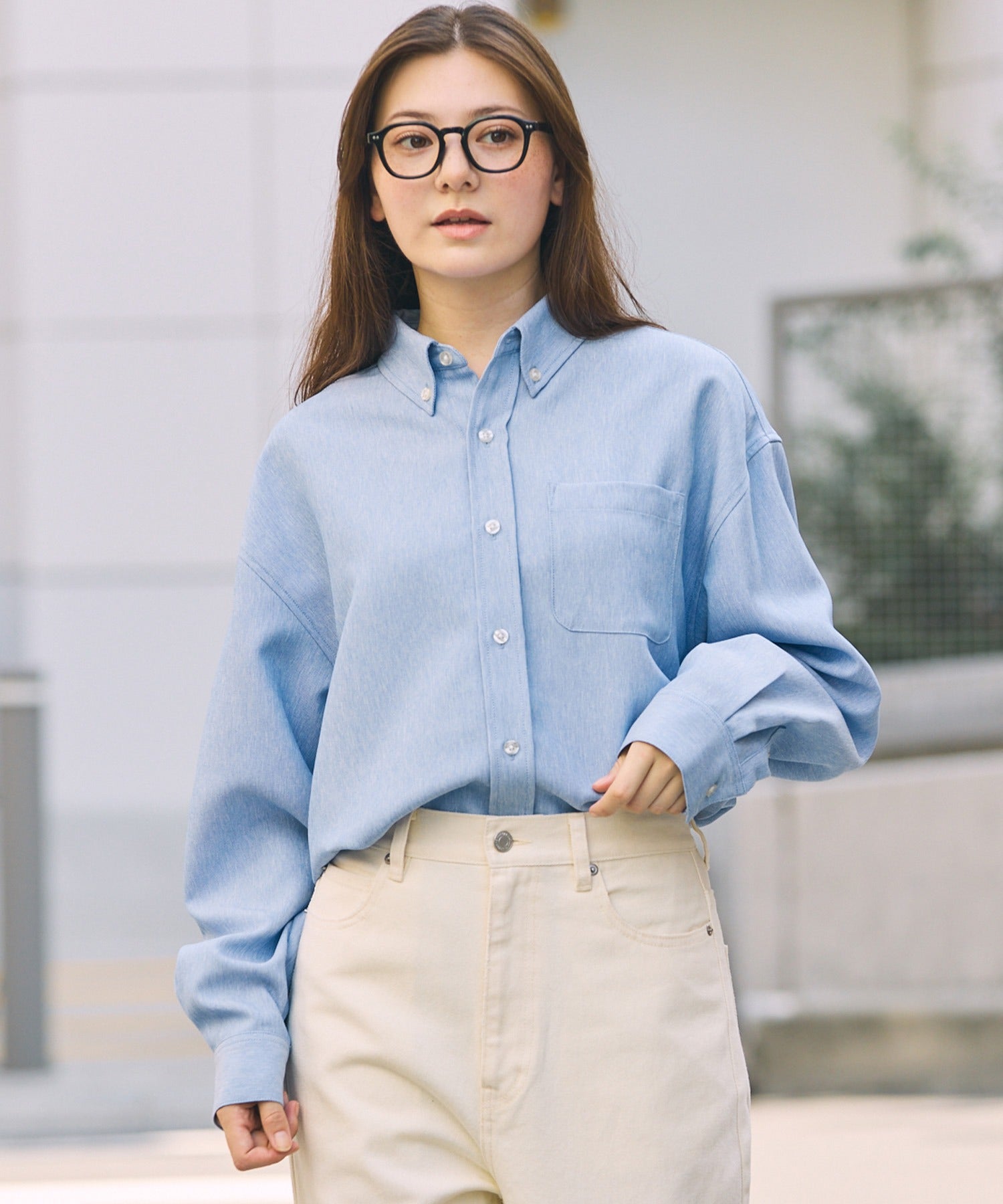 THE CRAFT CREW PRODUCTS / UV防曬 牛津布 寬版 襯衫