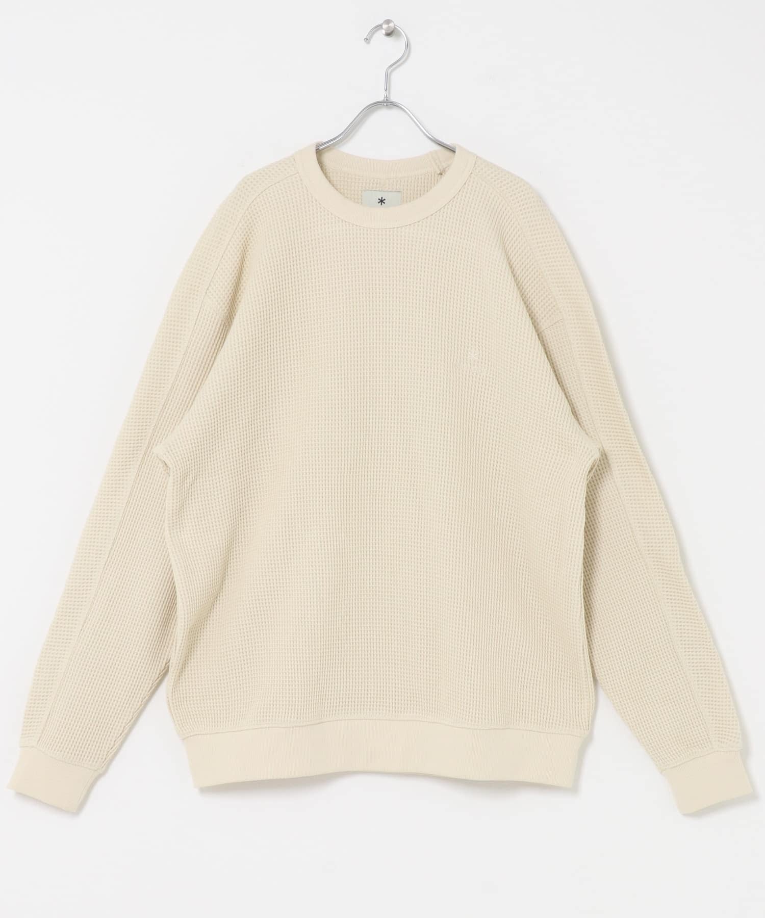 Snow Peak Apparel × DOORS / 日本聯名限定 厚磅華夫格 長袖T恤