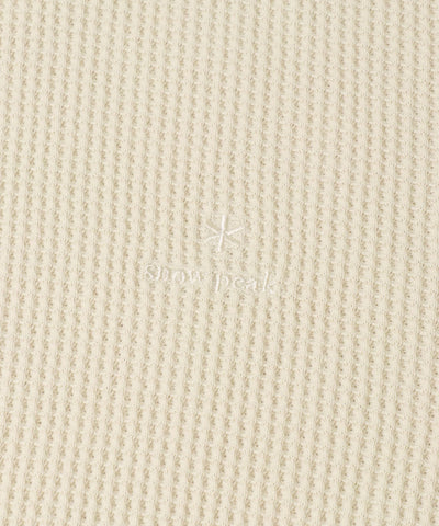 Snow Peak Apparel × DOORS / 日本聯名限定 厚磅華夫格 長袖T恤