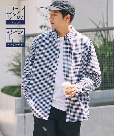THE CRAFT CREW PRODUCTS / UV防曬 牛津布 寬版 襯衫