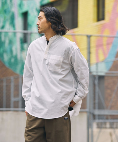 THE CRAFT CREW PRODUCTS / 免燙 抗菌 立領套頭長袖襯衫