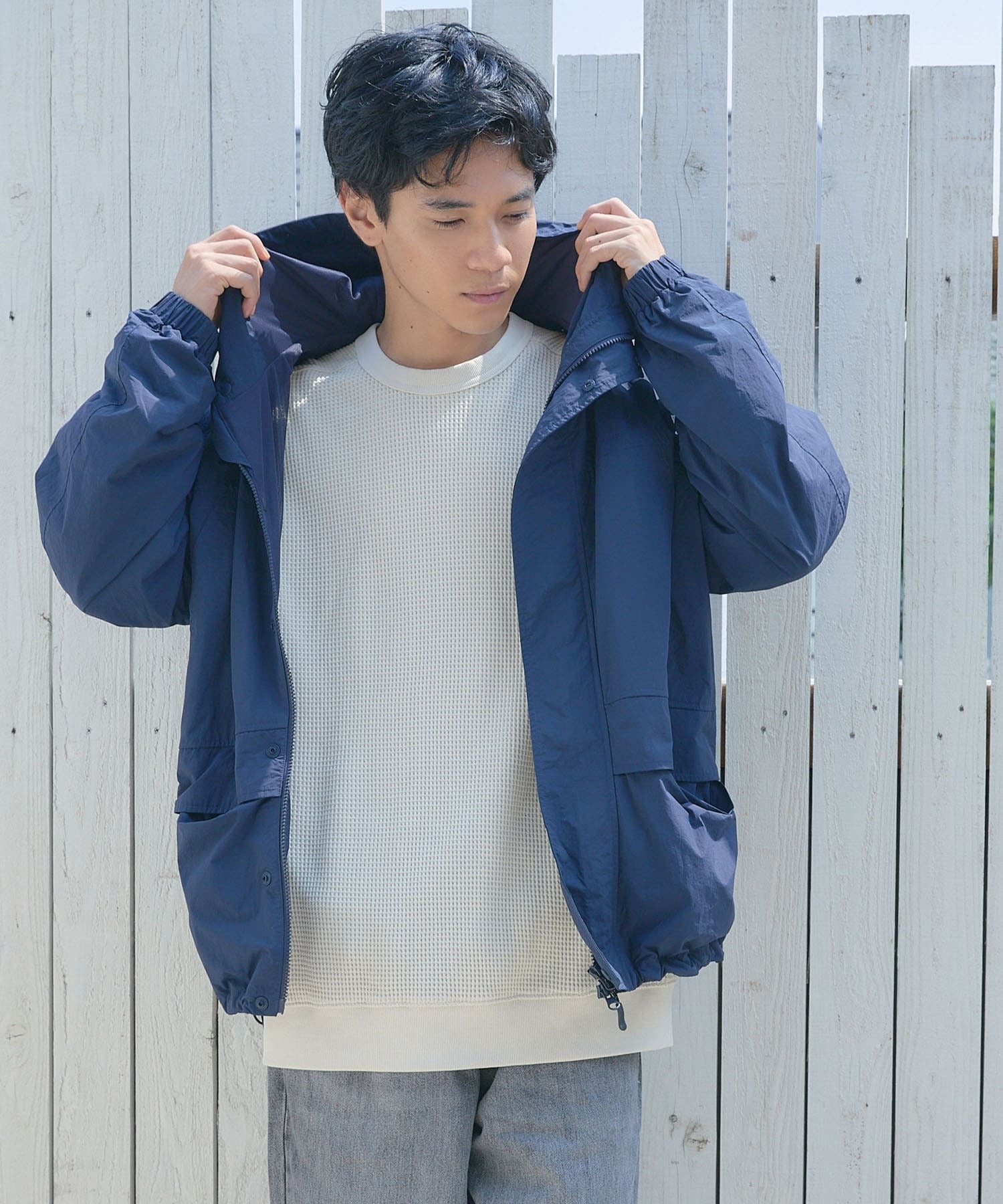 Snow Peak Apparel × DOORS / 日本聯名限定 尼龍潑水連帽外套