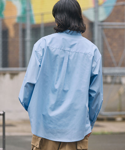 THE CRAFT CREW PRODUCTS / 免燙 抗菌 立領套頭長袖襯衫