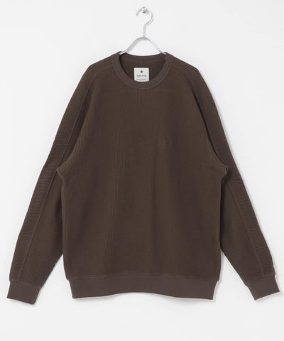 Snow Peak Apparel × DOORS / 日本聯名限定 厚磅華夫格 長袖T恤
