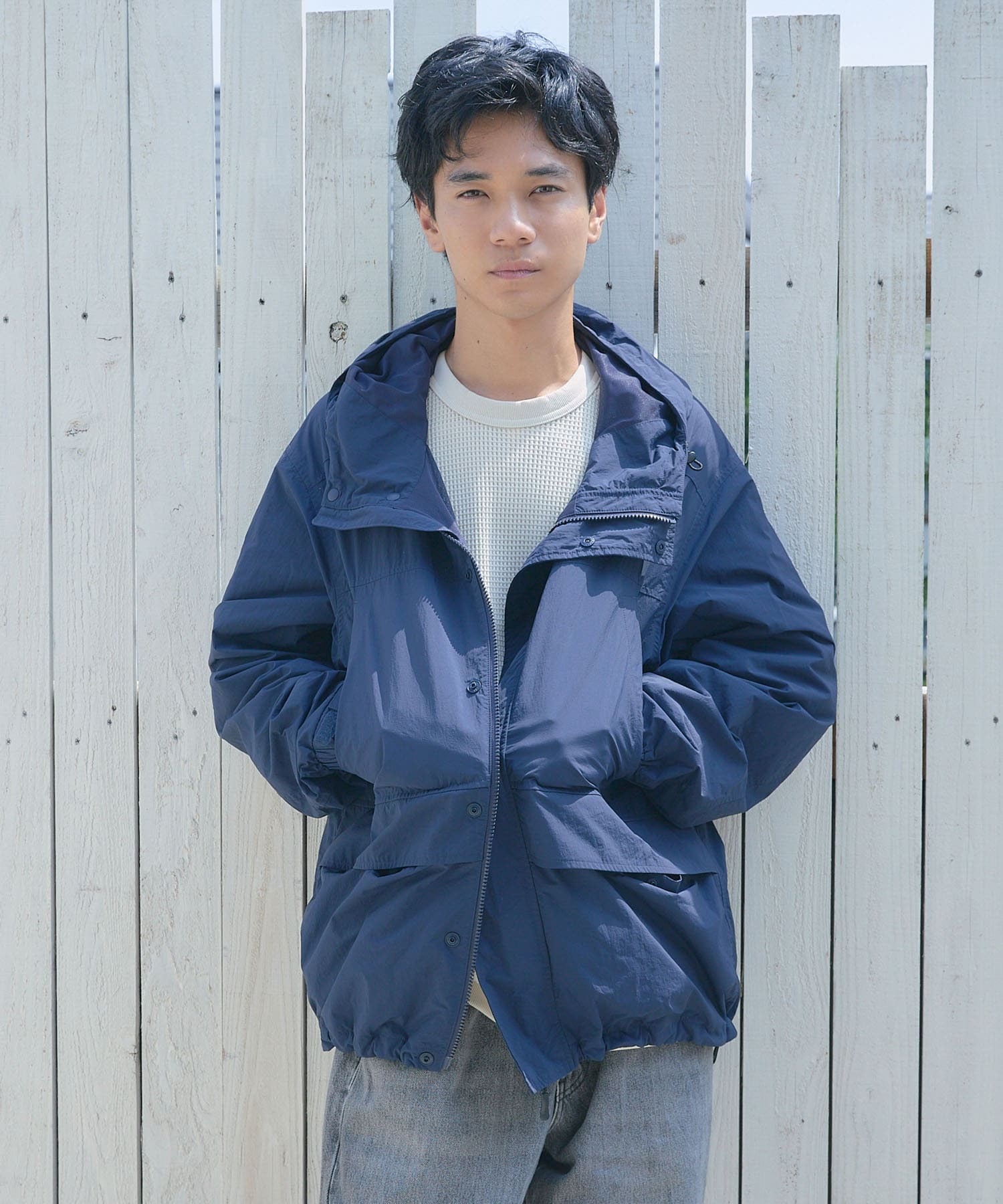 Snow Peak Apparel × DOORS / 日本聯名限定 尼龍潑水連帽外套
