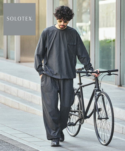 FREAK'S STORE／可收納長袖旅行套裝 附收納包 Fabric by SOLOTEX(R)