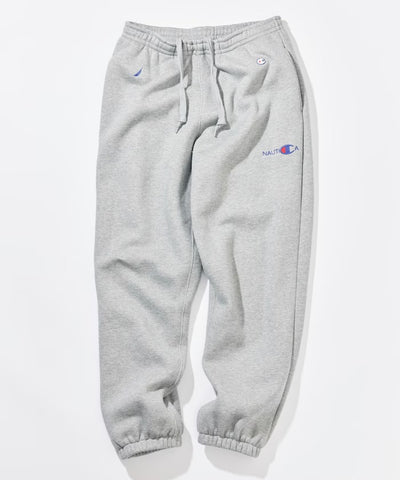 Champion × NAUTICA／日本聯名限定  刺繡刷毛長褲
