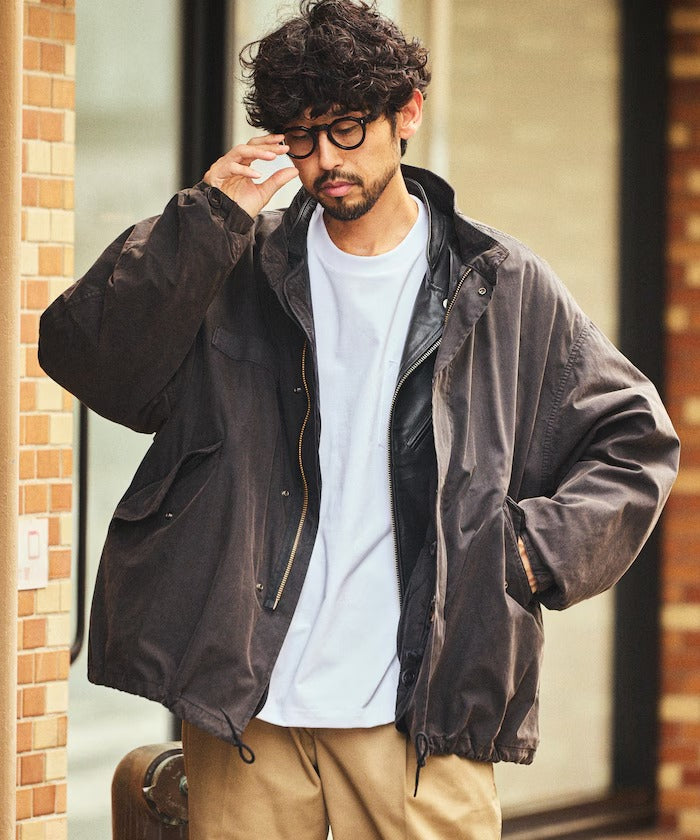 FREAK'S STORE / 褪色加工3WAY M-65短版軍裝外套＆鋪棉內裡組（26FW）