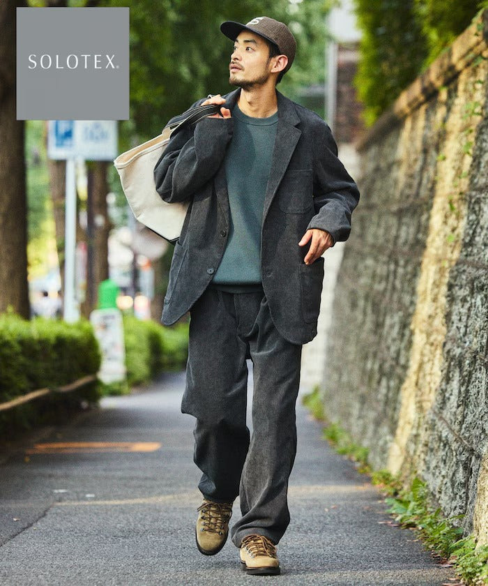 FREAK'S STORE／寬鬆版燈芯絨兩釦西裝外套套裝 Fabric by SOLOTEX(R)