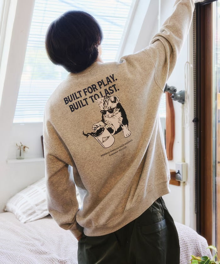 KELTY × FREAK'S STORE / 貓咪 圓領衫（日本聯名限定）