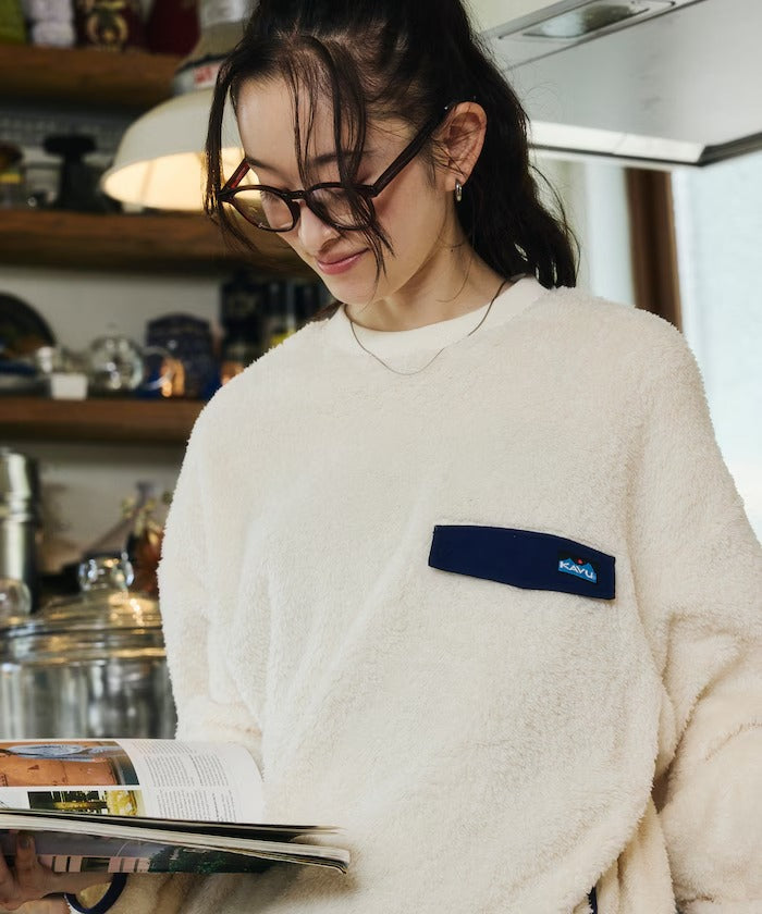 KAVU × FREAK'S STORE / 長毛絨刷毛 圓領衫（日本聯名限定）