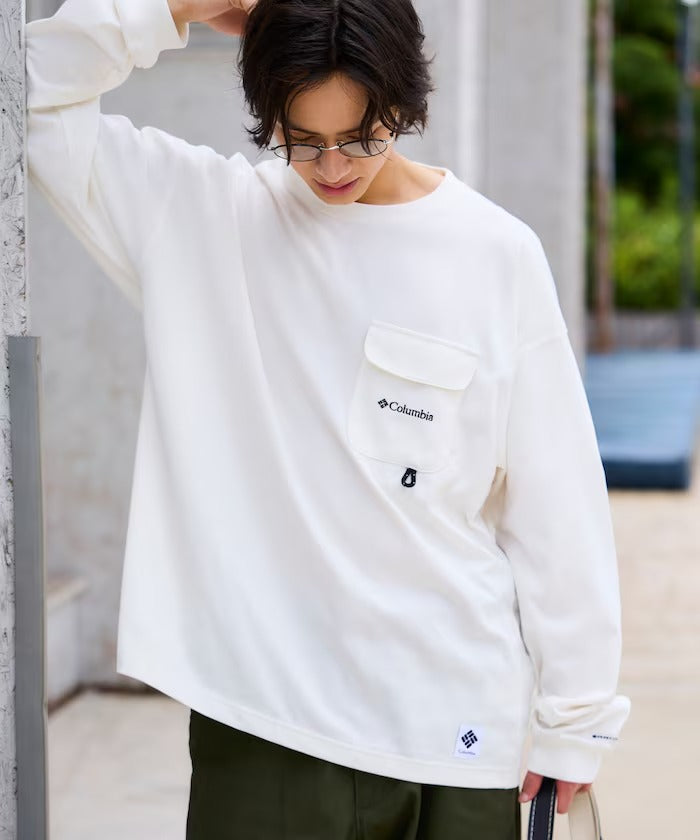 Columbia×FREAK'S STORE／口袋 長袖T恤（日本聯名限定）