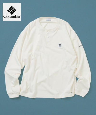Columbia×FREAK'S STORE／別注亨利領 長袖T恤