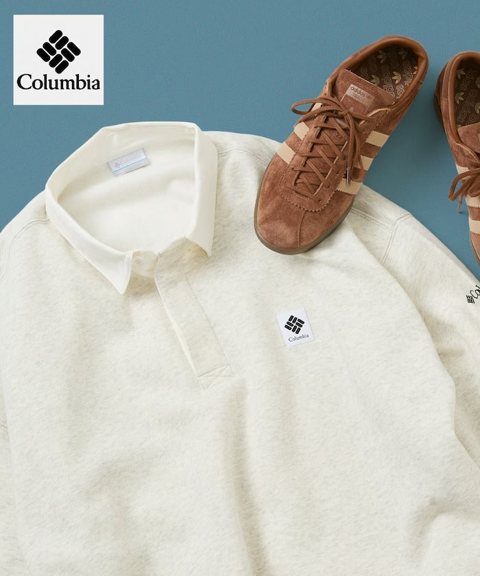 Columbia×FREAK'S STORE／別注 小LOGO 長袖橄欖球衫