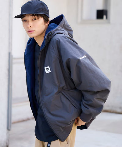 Columbia × FREAK'S STORE／日本聯名限定 雙面穿刷毛連帽外套