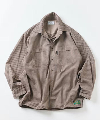 Foxfire × FREAK'S STORE／格紋口袋長袖釣魚襯衫（日本聯名限定）