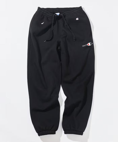 Champion × NAUTICA／日本聯名限定  刺繡刷毛長褲