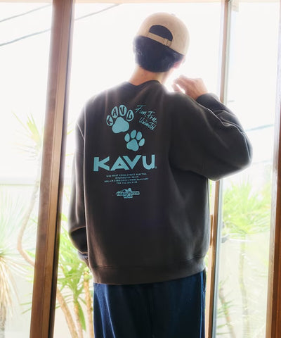 KAVU × FREAK'S STORE / 貓掌圖案 圓領衫（日本聯名限定）