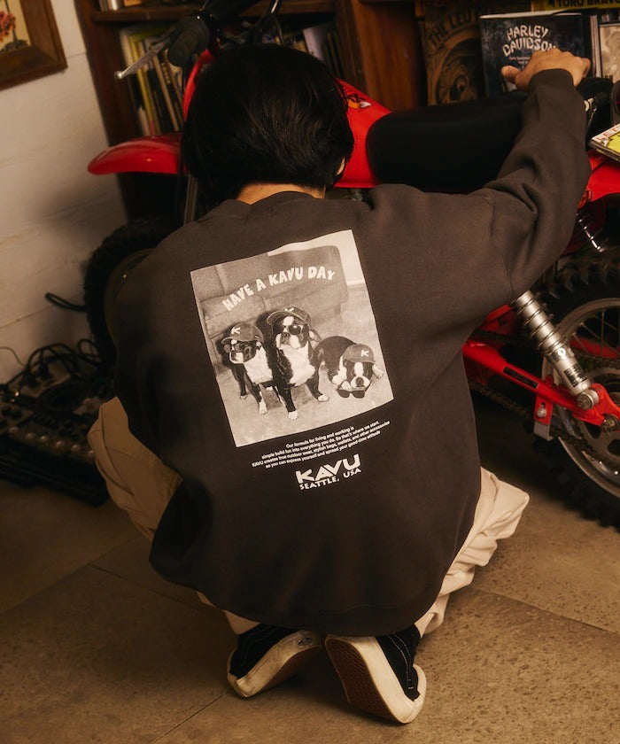 KAVU × FREAK'S STORE / 狗狗圓領衫（日本聯名限定）