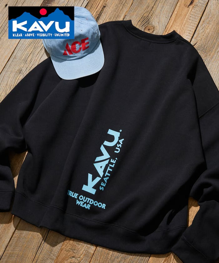 KAVU × FREAK'S STORE / 直式標誌 圓領衫（日本聯名限定）