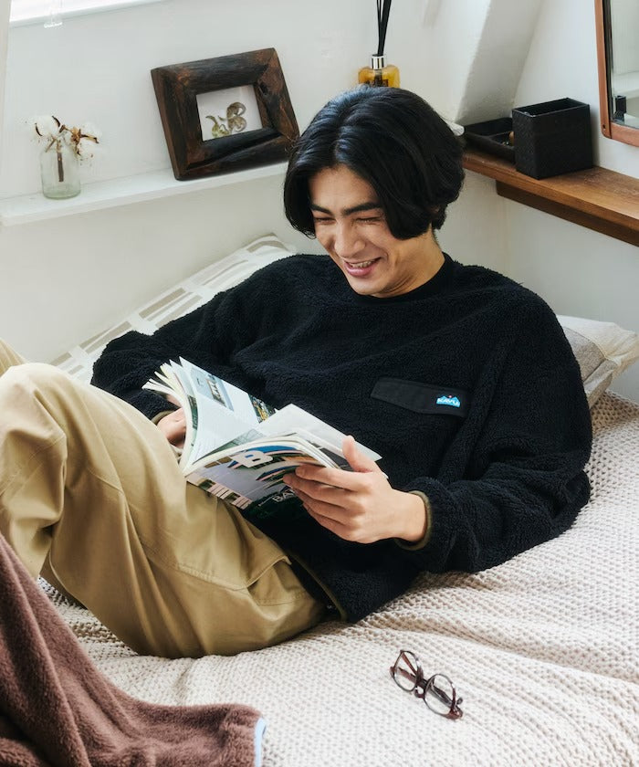 KAVU × FREAK'S STORE / 長毛絨刷毛 圓領衫（日本聯名限定）