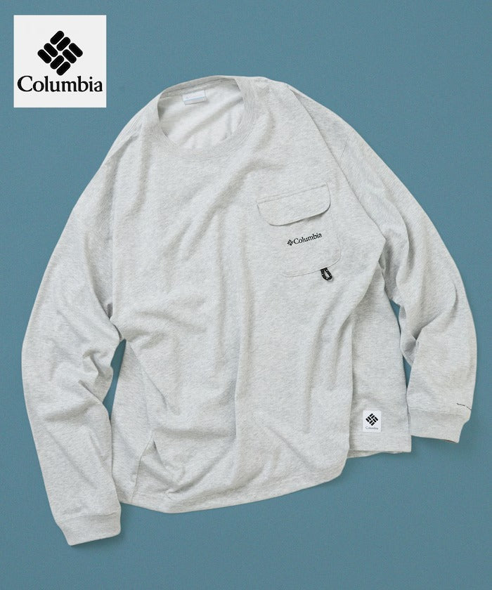 Columbia×FREAK'S STORE／別注口袋 長袖T恤