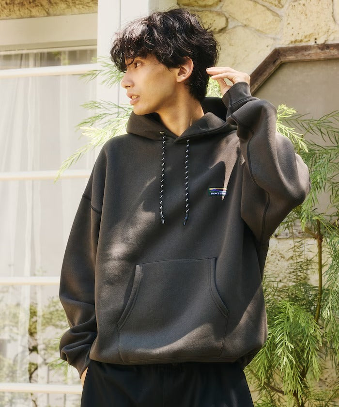 FREAK'S STORE／落肩LOGO 刷毛連帽衫