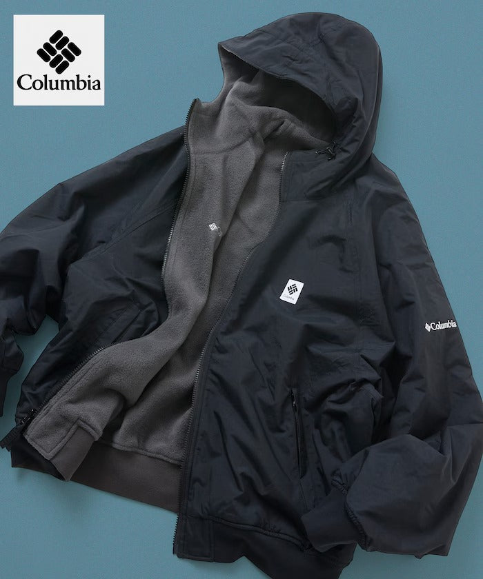 Columbia × FREAK'S STORE／日本聯名限定 雙面穿刷毛連帽外套
