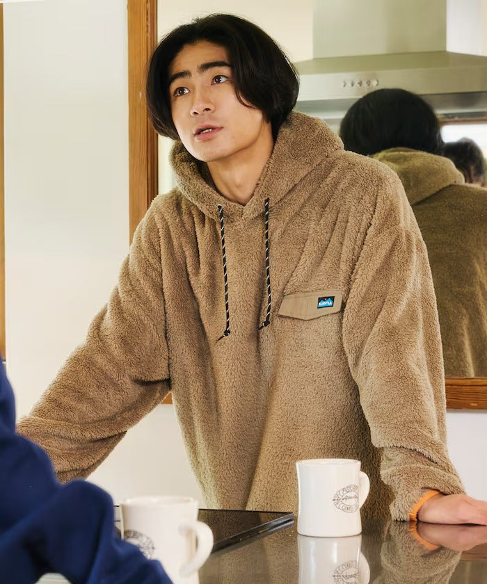 KAVU × FREAK'S STORE / 長毛絨刷毛 連帽衫（日本聯名限定）
