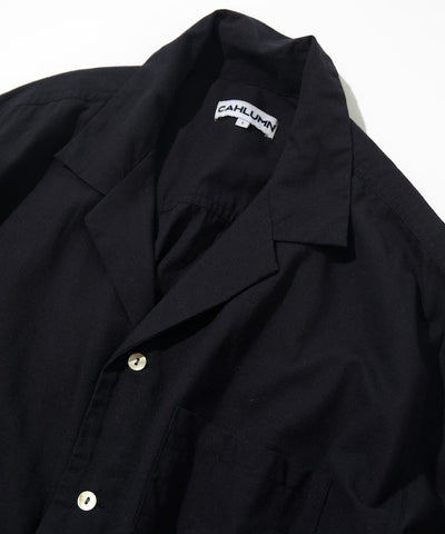 CAHLUMN Cotton Linen Open Collar Shirt  / 別注棉麻開領襯衫