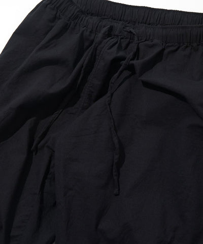 CAHLUMN Cotton Linen Cropped Easy Pant / 棉麻七分鬆緊工裝褲