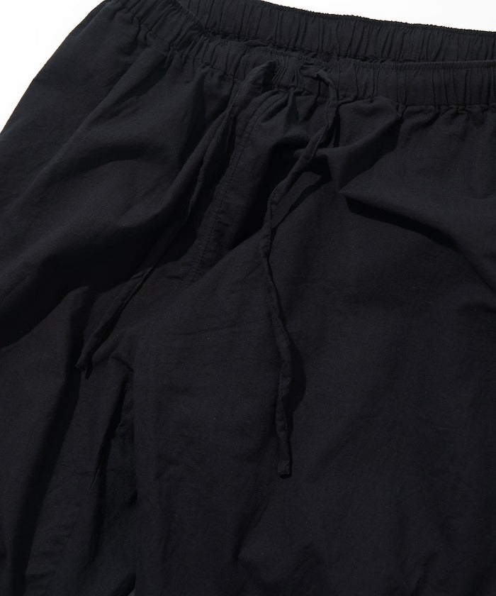 CAHLUMN Cotton Linen Cropped Easy Pant / 棉麻七分鬆緊工裝褲