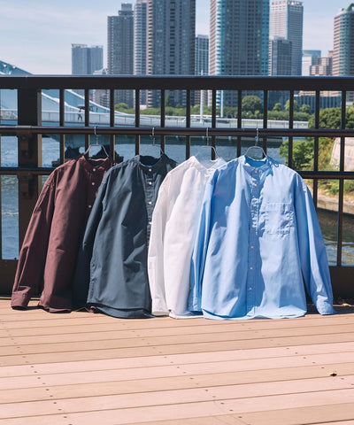 THE CRAFT CREW PRODUCTS / 免燙 抗菌 立領長袖襯衫