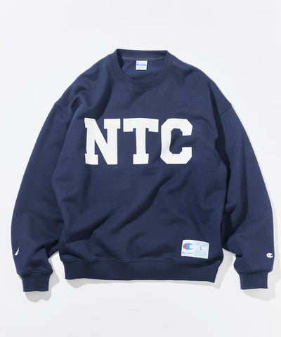 Champion × NAUTICA／日本聯名限定 刷毛 圓領衫