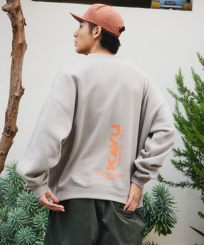 KAVU × FREAK'S STORE / 直式標誌 圓領衫（日本聯名限定）
