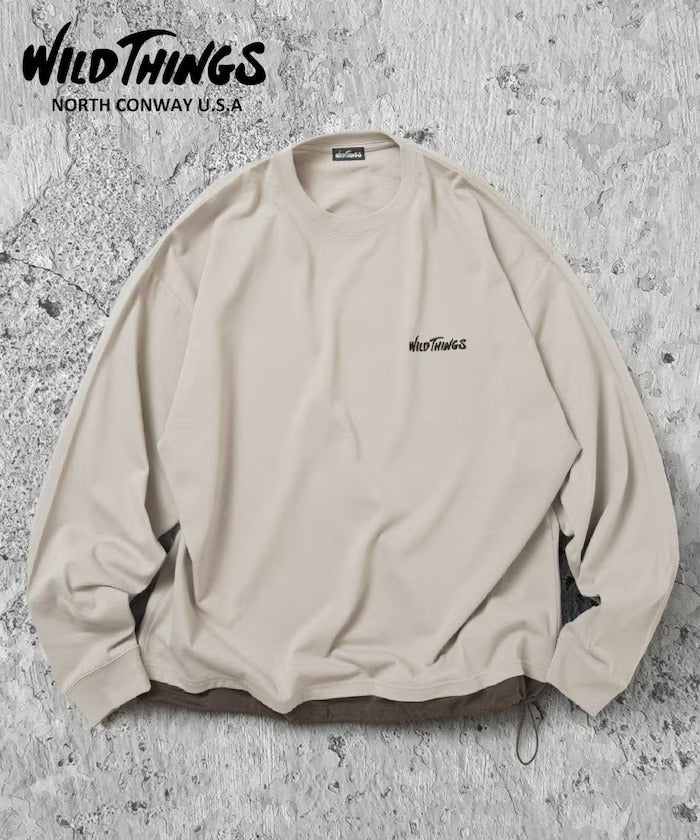 WILD THINGS×FREAK'S STORE / 假兩件長袖T恤（日本聯名限定）