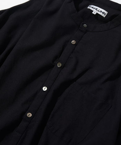 CAHLUMN Cotton Linen Pullover Shirt / 棉麻套頭襯衫