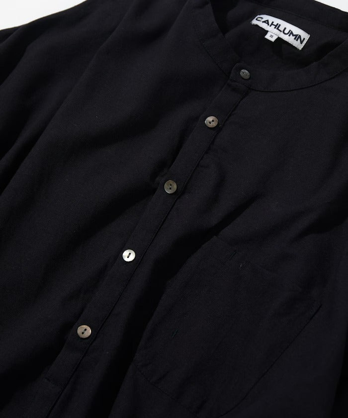 CAHLUMN Cotton Linen Pullover Shirt / 棉麻套頭襯衫