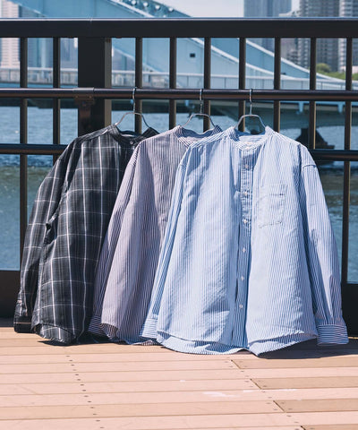 THE CRAFT CREW PRODUCTS / 免燙 抗菌 立領長袖襯衫