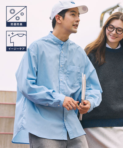 THE CRAFT CREW PRODUCTS / 免燙 抗菌 立領長袖襯衫